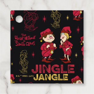 THE YEAR WITHOUT A SANTA CLAUS™   Elf Pattern Favour Tags