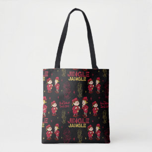 THE YEAR WITHOUT A SANTA CLAUS™   Elf Pattern Tote Bag