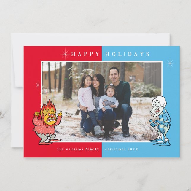 THE YEAR WITHOUT A SANTA CLAUS™ | Happy Holidays Holiday Card (Front)