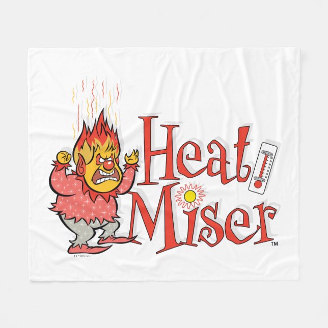 THE YEAR WITHOUT A SANTA CLAUS™ | Heat Miser Fleece Blanket (Front (Horizontal))
