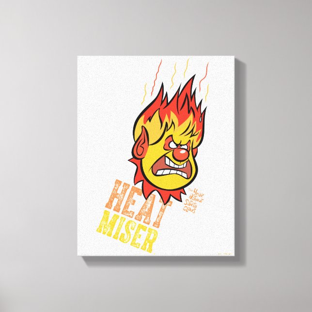 THE YEAR WITHOUT A SANTA CLAUS™ Heat Miser Fuming Canvas Print (Front)