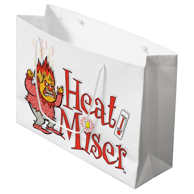 THE YEAR WITHOUT A SANTA CLAUS™ | Heat Miser Large Gift Bag (Front Angled)