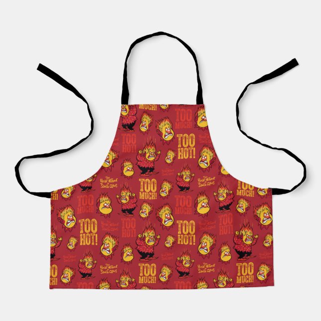 THE YEAR WITHOUT A SANTA CLAUS™ Heat Miser Pattern Apron (Front)