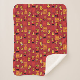 THE YEAR WITHOUT A SANTA CLAUS™ Heat Miser Pattern Sherpa Blanket