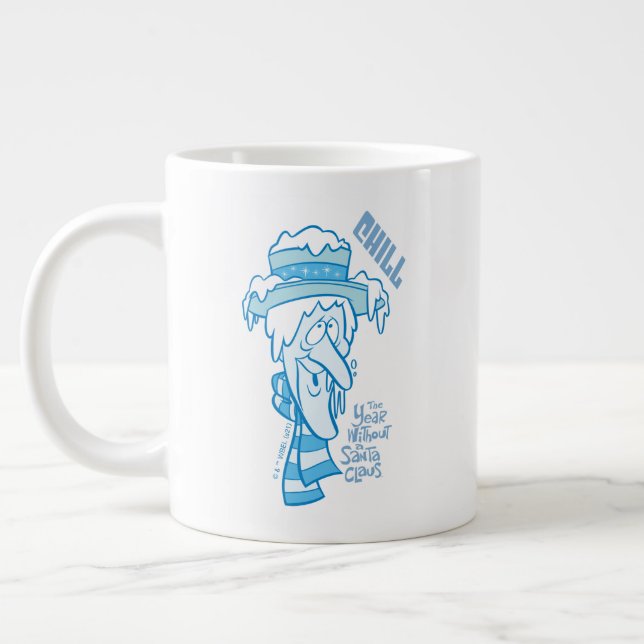 THE YEAR WITHOUT A SANTA CLAUS™ | Snow Miser Chill Large Coffee Mug (Left)