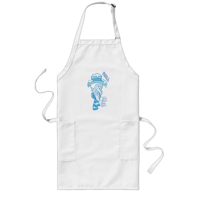 THE YEAR WITHOUT A SANTA CLAUS™ | Snow Miser Chill Long Apron (Front)