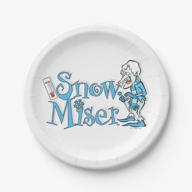 THE YEAR WITHOUT A SANTA CLAUS™ | Snow Miser Paper Plate (Front)