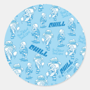 THE YEAR WITHOUT A SANTA CLAUS™ Snow Miser Patte Classic Round Sticker