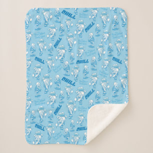 THE YEAR WITHOUT A SANTA CLAUS™ Snow Miser Patte Sherpa Blanket