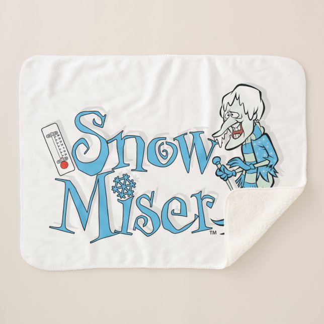 THE YEAR WITHOUT A SANTA CLAUS™ | Snow Miser Sherpa Blanket (Front (Horizontal))