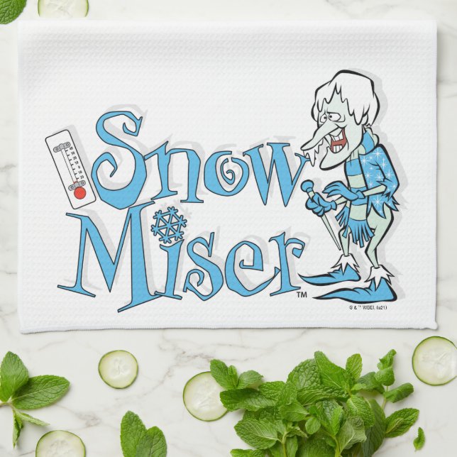 THE YEAR WITHOUT A SANTA CLAUS™ | Snow Miser Tea Towel (Folded)