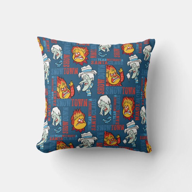 THE YEAR WITHOUT A SANTA CLAUS™ Snowtown Showdown Cushion (Front)