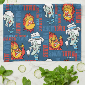 THE YEAR WITHOUT A SANTA CLAUS™ Snowtown Showdown Tea Towel