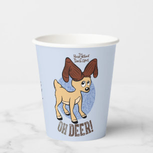 THE YEAR WITHOUT A SANTA CLAUS™ Vixen "Oh Deer" Paper Cups