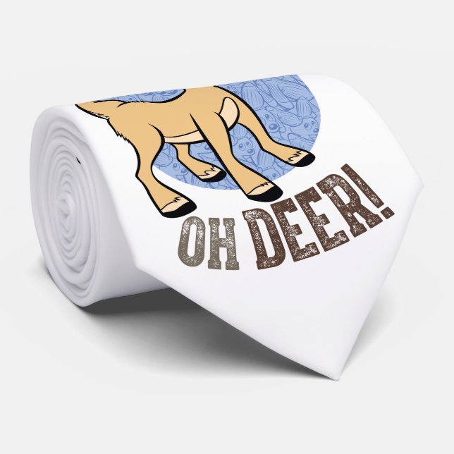 THE YEAR WITHOUT A SANTA CLAUS™ | Vixen "Oh Deer" Tie (Rolled)