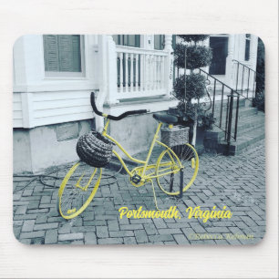 The Yellow Bicycle Mouse Mat