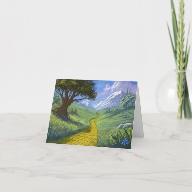 The Yellow Brick Road Card (Front)