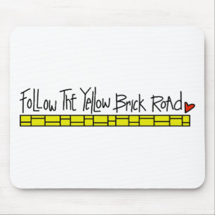 The Yellow Brick Road Mouse Mat