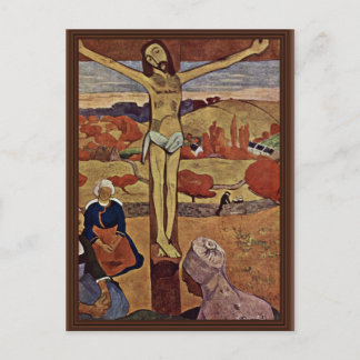 The Yellow Christ, By Gauguin Paul (Best Quality) Postcard