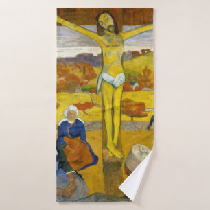 The Yellow Christ, Gauguin Bath Towel