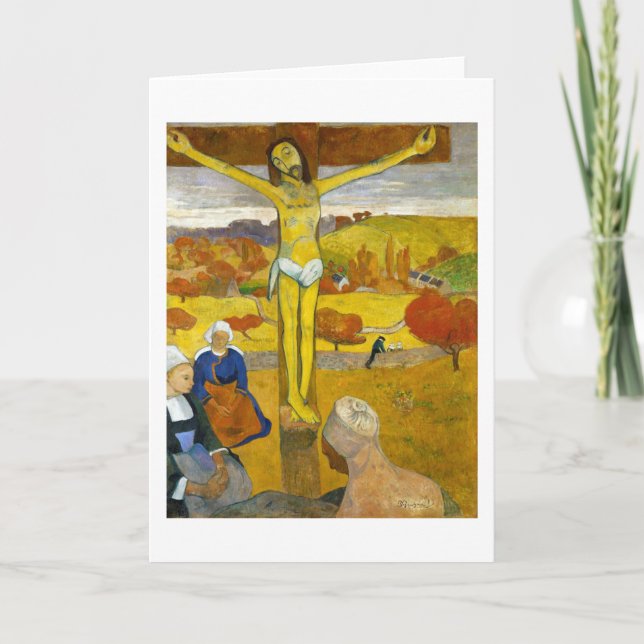 The Yellow Christ, Gauguin Card (Front)