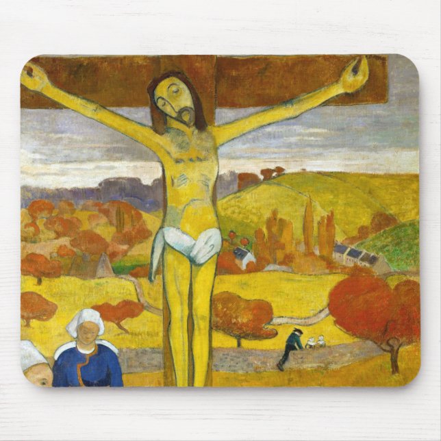The Yellow Christ, Gauguin Mouse Mat (Front)