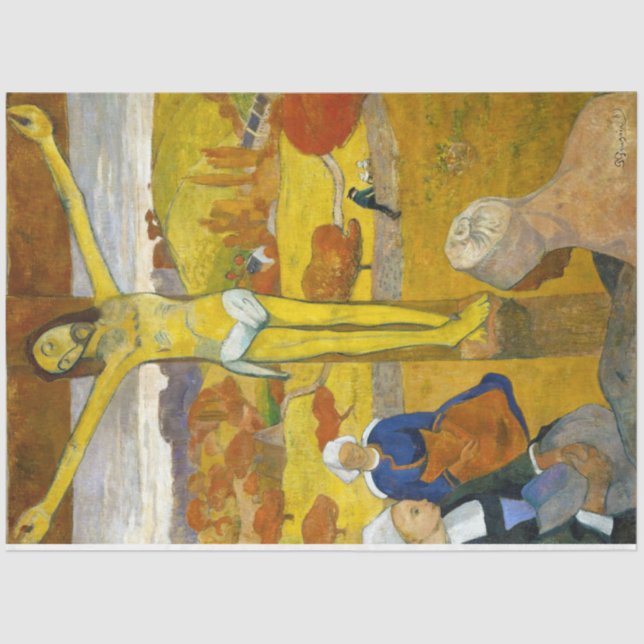 The Yellow Christ, Gauguin Tissue Paper (Front)