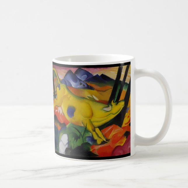 The Yellow Cow- Franz Marc Coffee Mug (Right)