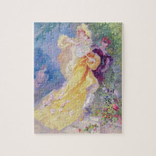 The Yellow Domino, design for a tapestry Jigsaw Puzzle