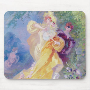The Yellow Domino, design for a tapestry Mouse Mat