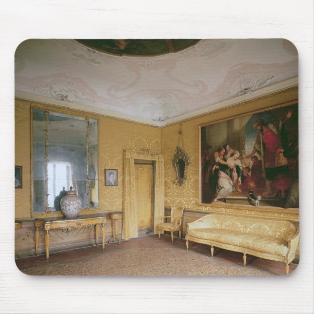 The Yellow Drawing Room, Ca' Rezzonico Mouse Mat (Front)