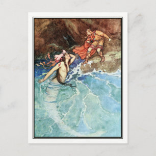 The Yellow Dwarf by Warwick Goble Postcard