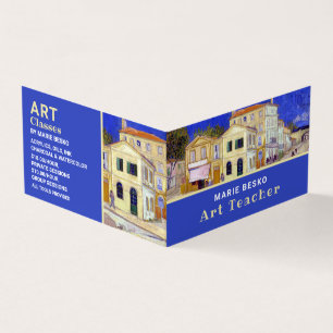 The Yellow House By Van Gogh, Art Teacher Business Card