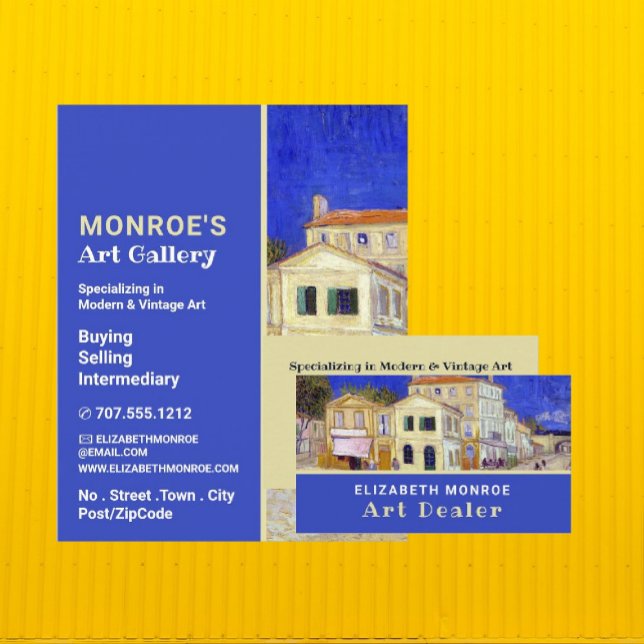 The Yellow House By Vincent Van Gogh, Art Dealer Business Card (Creator Uploaded)