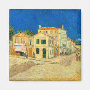 The Yellow House by Vincent Van Gogh Magnet