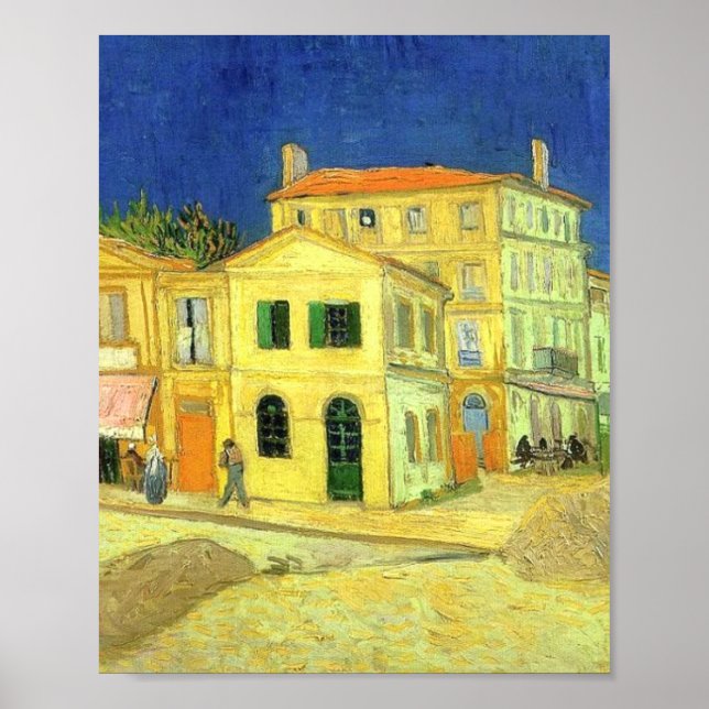 The Yellow House By Vincent Van Gogh Poster (Front)