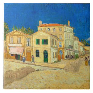The Yellow House by Vincent Van Gogh Tile