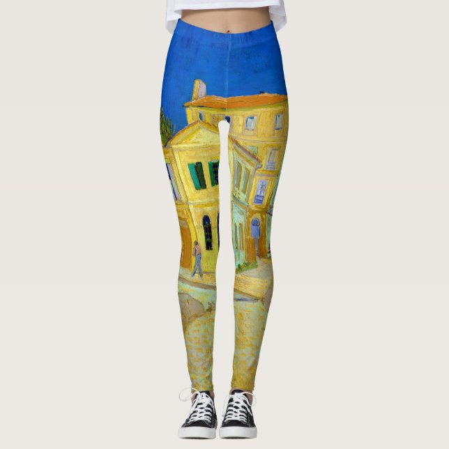 The Yellow House, Van Gogh Leggings (Front)