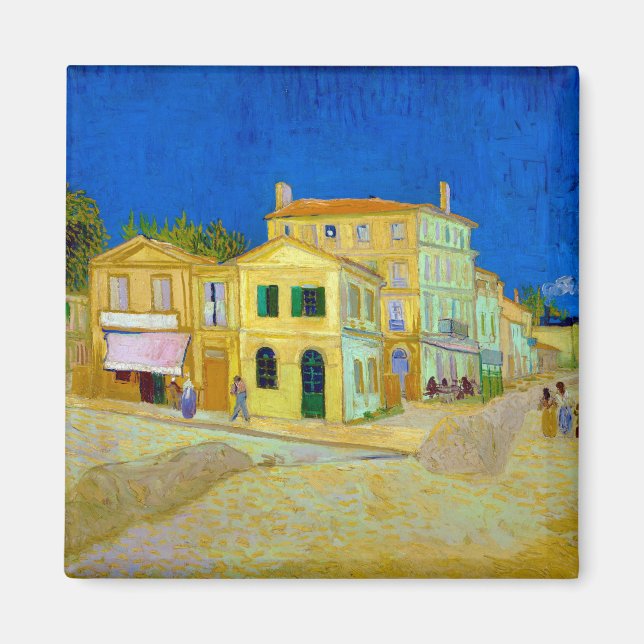 The Yellow House, Van Gogh Magnet (Front)
