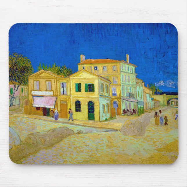The Yellow House, Van Gogh Mouse Mat (Front)