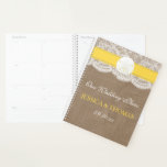 The Yellow Sand Dollar Beach Wedding Collection Planner<br><div class="desc">Get ready for your big day in style with this elegant and very trendy wedding planner. The design is easy to personalise with your own names and wedding date and you can keep all your design ideas, important wedding information and much more safely together in this personalised planner. Matching wedding...</div>