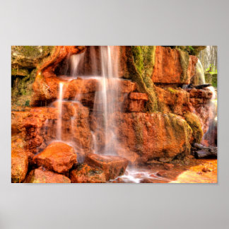 The Yellow Spring, Glen Helen Nature Reserve, Ohio Poster