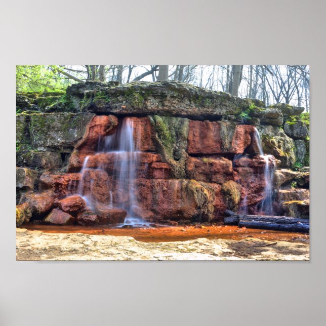 The Yellow Spring, Glen Helen Nature Reserve, Ohio Poster (Front)