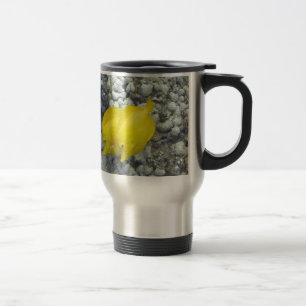 The Yellow Tang Fish Travel Mug