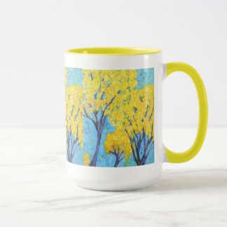 The yellow trees mug
