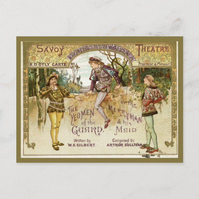 The Yeomen of the Guard Postcard (Front)