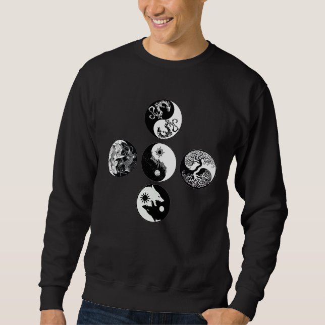 The Yin Yang Animal Spirits Gift Set Sweatshirt (Front)