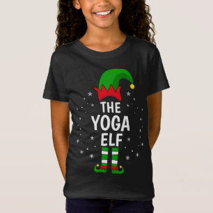 The Yoga Elf Xmas Matching Family Funny Christmas T-Shirt