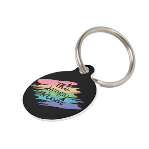 the yoga mum pet tag