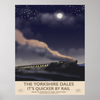 The Yorkshire Dales Railway poster